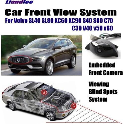 Car Front View Camera For VOLVO SL40 SL80 XC60 XC90 S40 S80 C70 C30 V40 v50 v60 s80 Not Rear View Backup Parking Cam Accessories
