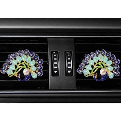 Car Air Freshener Guppy Shape Creative Metal Fashion Romantic Car Fragrance Clip for Vehicle