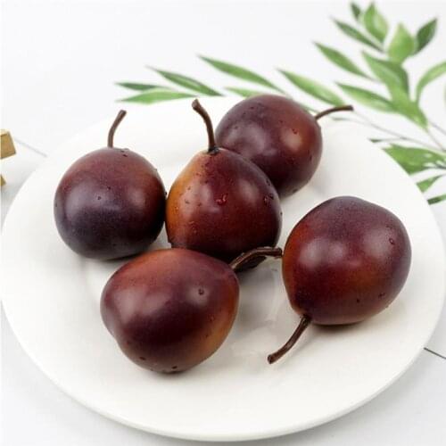 1pc Lifelike Simulation Fruit Fake Fruit Prune Decorative Creative Artificial Fruits Photography Prop Home Decor Accessories