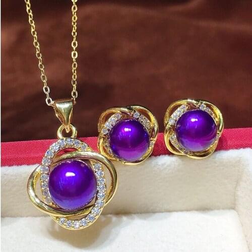 New Arrival Pendant Earrings Set Mountings Findings Settings Jewelry Set Part Fittings Charm Accessories for Lady Girls Female