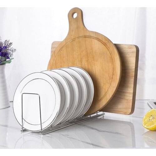 Kitchen Organizer Stainless Steel Dish Bowl Rack Drying Shelf Utensil Cutlery Drainer Storage Holder