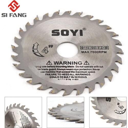 Wood Saw Blade 1pc 110mm 80Teeth TCT Circular Blade Wood Cutting Disc Carbide Tipped Saw Blade