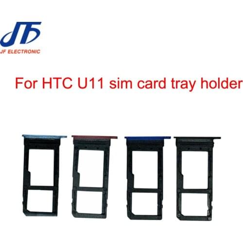 10pcs/lot SIM Card Tray For HTC U11 U 11 SIM Card Reader Sim Tray Holder Sim Slot Replacement Parts Free shipping
