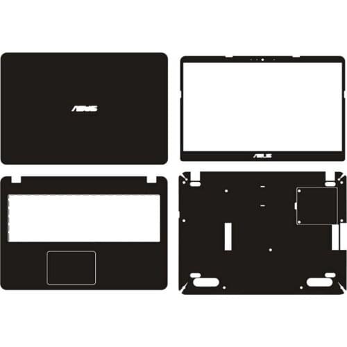 KH Laptop Sticker Skin Decals Cover Protector Guard for ASUS Y5000U