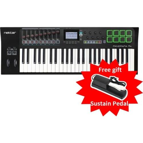 Nektar Panorama T4 49 Key USB MIDI Keyboard Controller