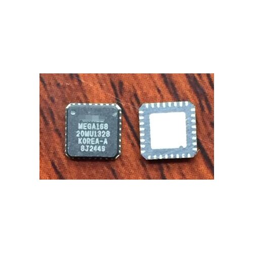 100% NEW Free shipping ATMEGA168-20MU QFN