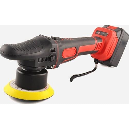 High Quality 5 Inch 400W 20V Portable Dual Action Cordless Brushless Car Buffer Polisher With 4.0Ah Battery , 8mm Orbit