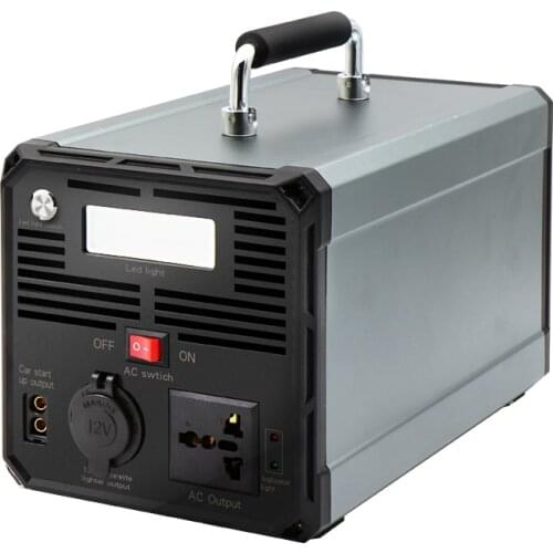 12v 100ah Pure Sine Wave 110v/220V AC Output 1000W Portable Solar Generator For Camping/picnic