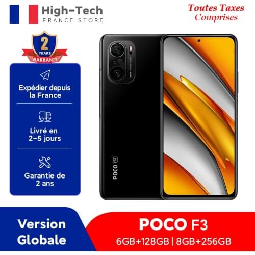 POCO F3 5G 6GB 128GB / 8GB 256GB Global VersionSmart phone Snapdragon 870 6.67"120Hz E4 AMOLED DotDisplay 33W Fast Charging 48MP