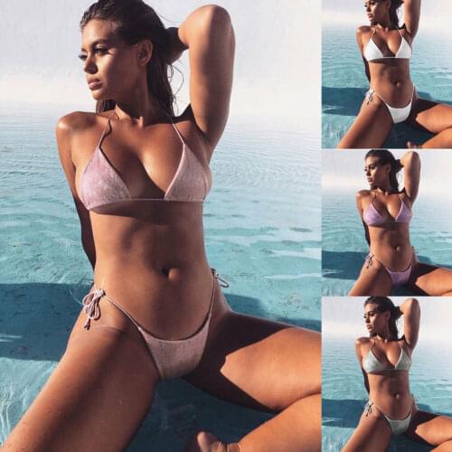 Triangle Swimwear Bathing Suit Swimming Suit For Women Bikini Push Up Swimwear Ladies Swimsuit Biquinis Feminino 2021 Beachwear