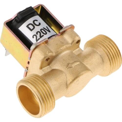 Water Control Machine Shower Room Water Solenoid Valve 6 Points Outer Teeth