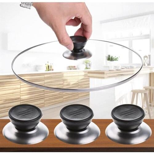 1PC Lid Handle Replacement Kitchen Pan Lid Hand Grip Knob Handle Universal Anti-scalding Glass Pot Cover Kitchen Accessories