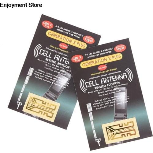 10Pcs/lot Cellphone Phone Signal Enhancement Signal Antenna Booster Stickers