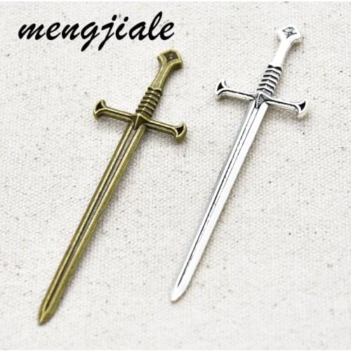 5pcs metal alloy Charms Sword Charms fit DIY Handmade jewelry accessories 87*25mm