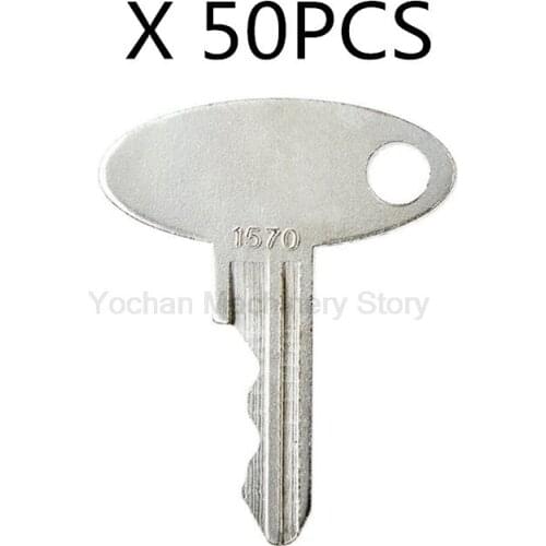 50 Pcs 1570 Key For Ford New Holland Tractor Models Massey Ferguson Fuki M157