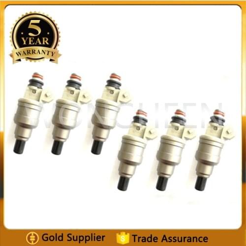 6pcs Fuel Injector B210H INP-051 INP051 MD141263 For MITSUBISHI Montero Eclipse Galant