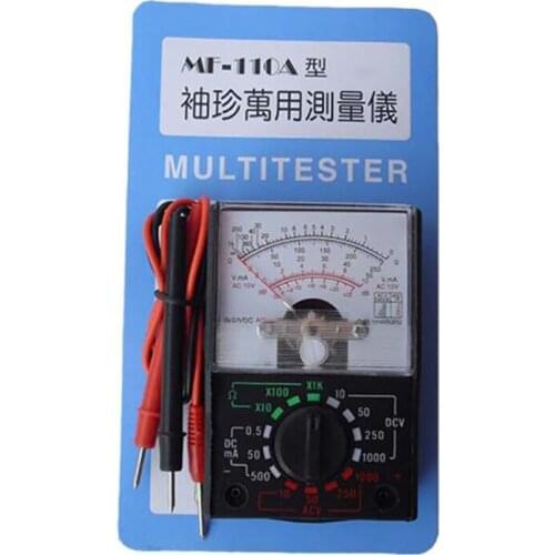 Analog Multimeter, Manual-Ranging, Multimeter Tester 1000V AC/DC, for AC / DC Voltage & Current, Resistance, dB Ranges