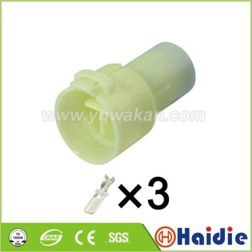 Free shipping 5sets 3pin sumitomo auto round cable plug platic waterproof wiring harness connector 6180-3541