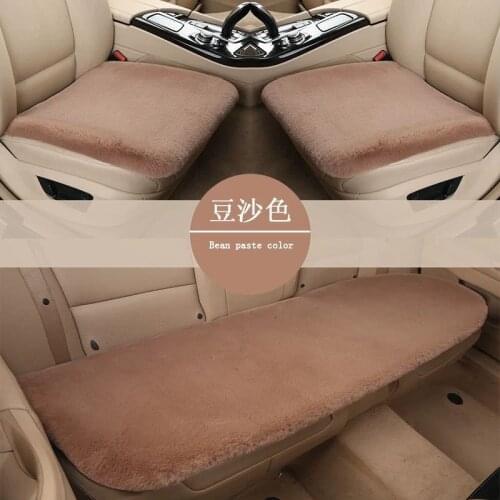 Car Seat Cover winter warm and thickened wool Universal Automotive interior Artificial fur Car Seat Cushion set