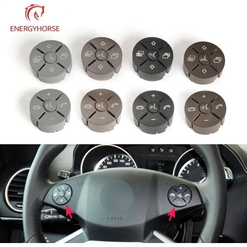 For Mercedes W164 W251 Car Multi-function Steering Wheel Key Control Knob Button Cover For Benz ML GL R Class 1648700558