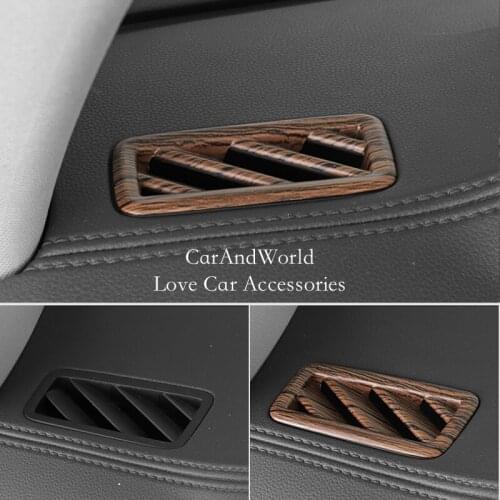 For VW Volkswagen Teramont Atlas 2017-2019 Interior Side Air Condition Outlet Panel Cover Console Frame Trims Car Accessories