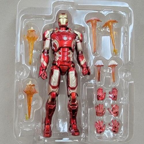 Marvel Heros Avengers Endgame Iron Man SHF Figure Model Toys Cartoon Action Figure Collectibles PVC Dolls Gift Toys For Children