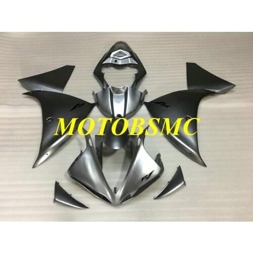 Injection Mold Fairing Kit for YZFR1 09 10 11 12 YZF R1 YZF1000 2009 2010 2011 2012 ABS Grey Silver Bodywork+Gifts YE29