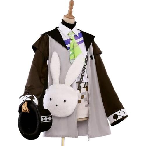 Anime My Hero AcademiaMidoriya Izuku cosplay Costume magician cloth wig bag halloween costume for men