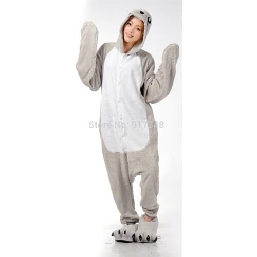 Sea Lion Sea Dog Animal Costume (not include slipper) Cosplay Kigurumi Onesies Pajamas Jumpsuit for Halloween Christmas Party