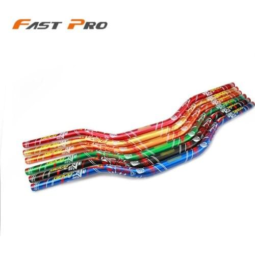 Motorcycle Motocross 1 1/8" 28mm Black Handlebars Fat Bar Handle Tubes For KTM CRF YZF WRF RM KXF Pit Dirt Bike Off-road Enduro