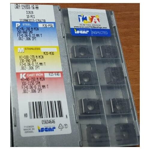 ORIGINAL 10PCS CARBIDE INSERT LNET 125508-TN-MM IC928