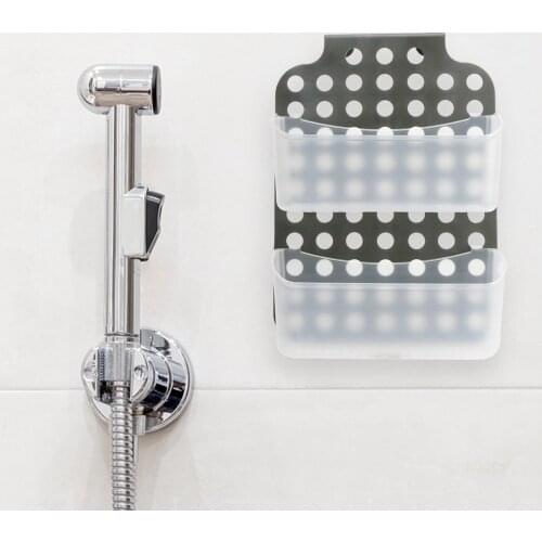 Bathroom Shelf Shower Organizer Wall Mount Rack Kitchen Storage Accessories Space-saving Bathroom Storage Baskets Waterproof