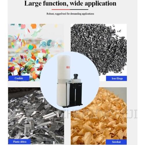 Industrial Vacuum Cleaner High Power 2000W Cleaning Equipment Multifunction Small Cloth Bag Industry Dust Factory Collector 380V