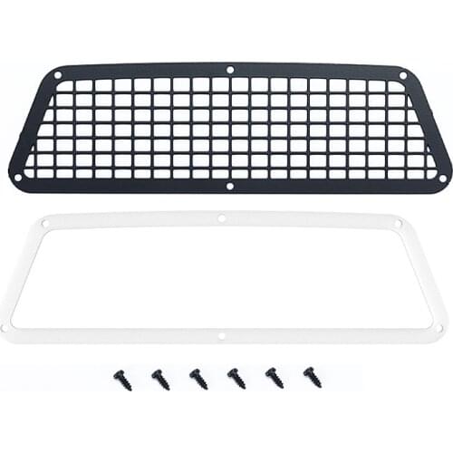 For WPL C14 C24 C24-1 Metal Simulation Rear Window Mesh Protective Net 1/16 RC Car Upgrade Parts Accessories