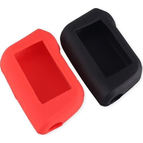 Russian Version Two Way Car Alarm LCD Remote Controller Silicone Auto Key Case for Starline A93 A63 Keychain Fob Cover