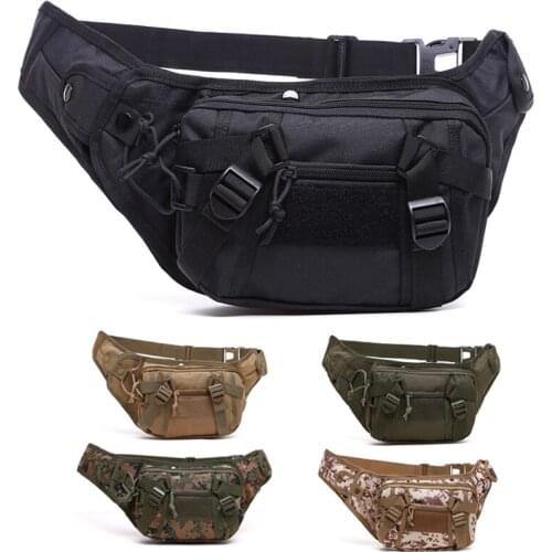 Tactical Gun Waist Bag Outdoor Chest Pack Concealed Gun Holster Military Shoulder Sling Bag Combat Camping Hiking Waist Pack