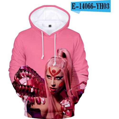 Personality Lady Gaga Hoodie Men/women 3D Printed Hoodies Boys/girls Long Sleeve Hip Hop Streetwear Lady Gaga Sweatshirts