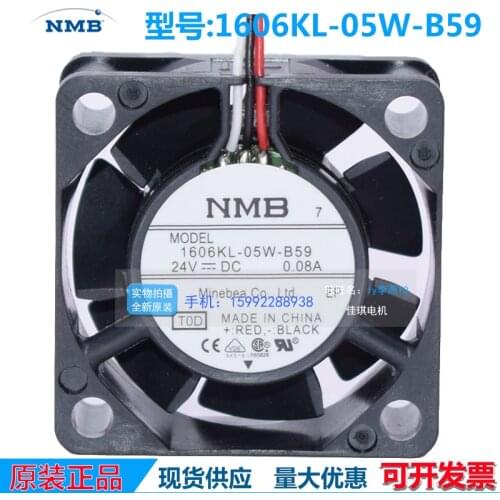 Original 4015 24V 0.08A 2-wire Inverter Switch Cooling Fan 1606KL-05W-B50