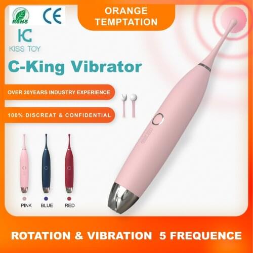 C KING G Spot Vibrator High 5 Frequency Nipple Clitoris Stimulation Massager Climax Teasing Rechargeable Sex Toys for Women
