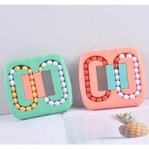 Rotating Magic Bean Intelligence Fingertip Kids Toy Creative Stress Relief Childrens Educational Toys for Boys Girls Cube Toy