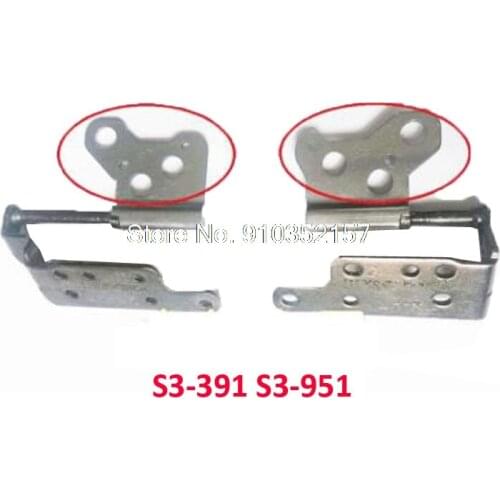 LCD Hinge L&R For ACER For Ultrabook S3 S3-391 S3-951 S3-371 MS2346 S3-391-6676 S3-391-9813 S3-391-6899 13.3" three large holes