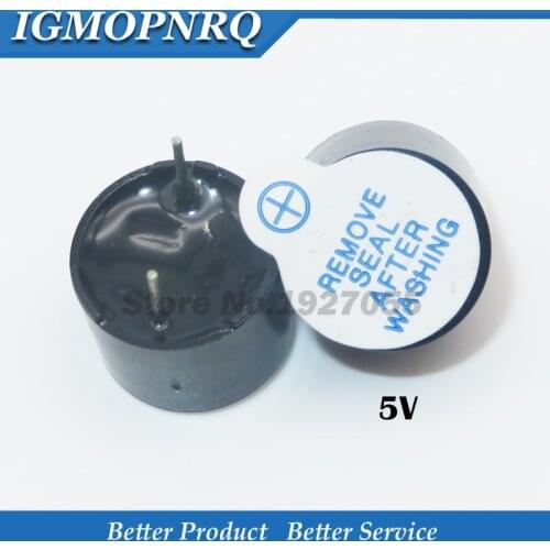 10pcs 12095 active buzzer Direct 5V long voice 12*9.5MM diameter 12MM red label NEW