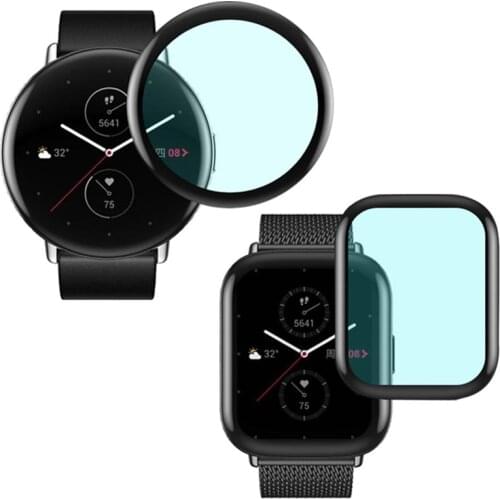 3D Curved Screen Protector Film for Zepp E Circle Zepp E Square Full Coverage Anti-Scratch Watch Films Cover for Zepp E