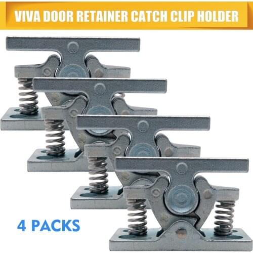 4Pcs Door Retainer Catch Zinc alloy For Caravan Motorhomes Boat Door Clip