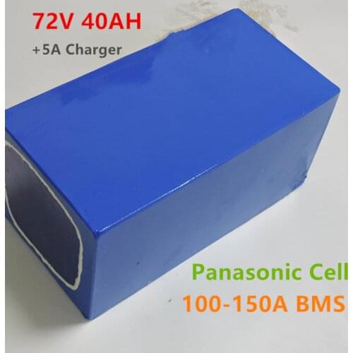 72V 40Ah 8000W Snow Fat Electric Bike battery for Panasonic cell 72V 3000W 5000W 9000W electric bike battery pack