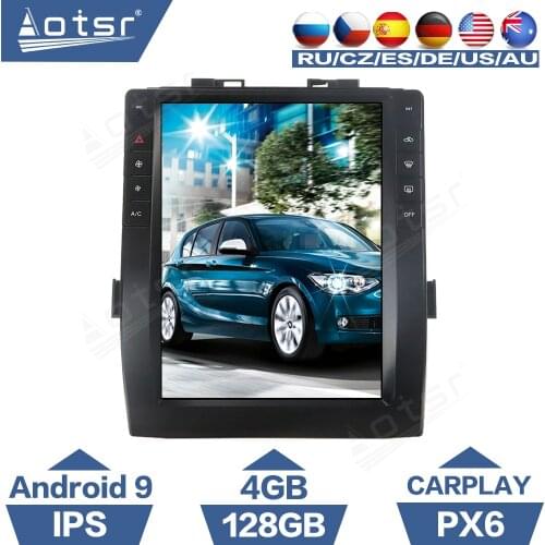 For Toyota Alphard Vellfire H20 Tesla Screen Android Car Radio 2008 2014 Multimedia Player GPS Navigation CarPlay PX6 12" 4+128G