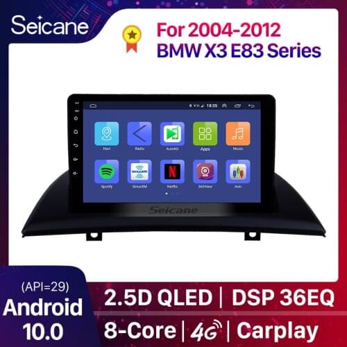 Seicane 2din Android Car GPS Radio Auto Stereo Unit Player For 2004-2012 BMW X3 E83 2.0i 2.5i 2.5si 3.0i 3.0si 2.0d 3.0d 3.0sd