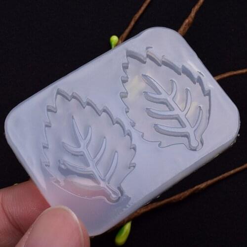 Tree leaf necklaces bracelets decorative craft silicone mold for epoxy resin jewelry making pendant resin jewelry DIY tools