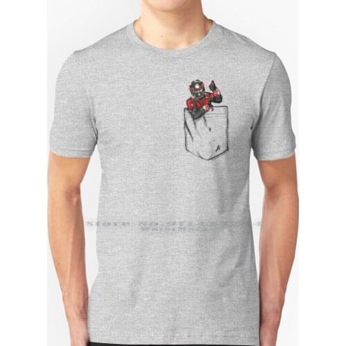 Ant Man In Pocket T Shirt 100% Pure Cotton Antman And The Comics The Thevision Infinity War Creative Trending Vintage Cool Gift