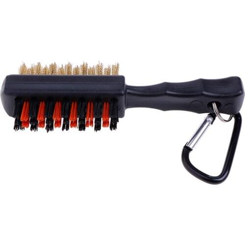 Gof Accessories Golf Club Brush 2 Sided Golf Putter Wedge Ball Groove Cleaner Kit Cleaning Tool Golf Groove Cleaning Brush